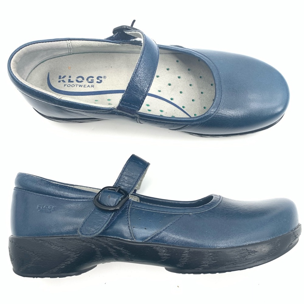 Klogs  Charleston  Mary Jane Shoe Blue - 7.5- good condition